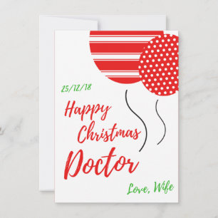 Cartão De Festividades Feliz Natal Doutor