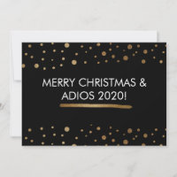 Feliz Natal e Adios 2020 Feriado Engraçado