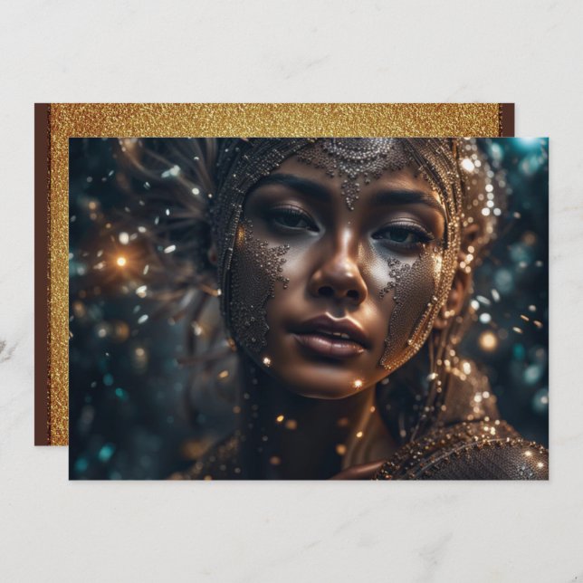 Cartão De Festividades Feliz Natal e Ano Novo Beleza GC (Frente/Verso)