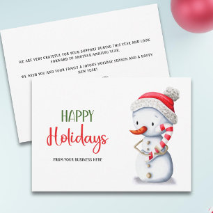 Cartão De Festividades Feliz Natal e Boas Festas para Empresas