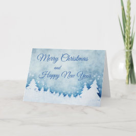 Cartão De Festividades Feliz Natal e Feliz ano novo