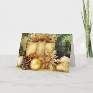 Cartão De Festividades Feliz Natal e Feliz ano novo