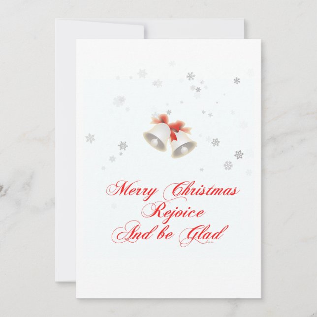 Cartão De Festividades Feliz Natal E Feliz Natal (Frente)