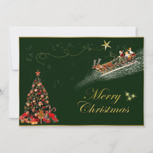 Cartão De Festividades Feliz Natal Elegante