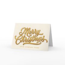 Feliz Natal em Letra de Forma Retro com Folha de O