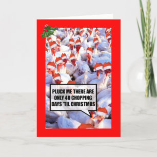 Cartão De Festividades Feliz Natal Engraçado