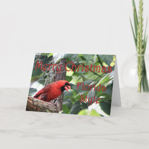Cartão De Festividades Feliz Natal, Estilo da Flórida