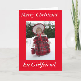 Cartão De Festividades "Feliz Natal Ex Namorada