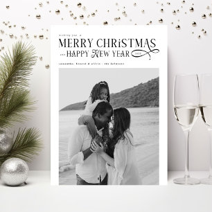 Cartão De Festividades Feliz Natal Feliz Ano Novo Família 2 Fotos