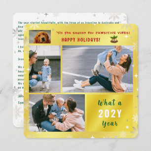 Cartão De Festividades Feliz Natal Feliz, Ouro Feriado