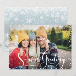 Cartão De Festividades Feliz Natal Férias FOTO Saudação de Natal