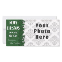 Feliz Natal Floco de Neve Verde