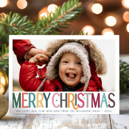 Cartão De Festividades Feliz Natal - Foto das Estrelas de Retrô de Natal