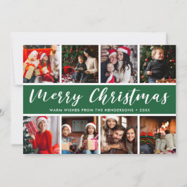 Cartão De Festividades Feliz Natal Foto de Colagem Caligrafia