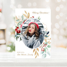 Feliz Natal Foto do Buquê de inverno