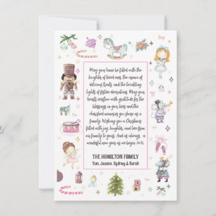 Cartão De Festividades Feliz Natal Foto do Frame Nutcracker