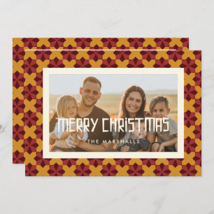 Cartão De Festividades Feliz Natal - Foto do Meio século Retro