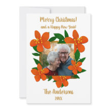 Feliz Natal | Foto FesOrange Red Florals