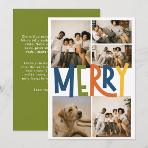 Cartão De Festividades Feliz Natal Foto Personalizada