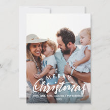 FELIZ NATAL Foto Personalizada Esboçada