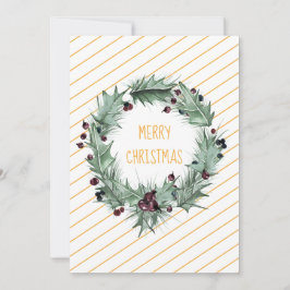 Cartão De Festividades Feliz Natal Frota Verde Amarela