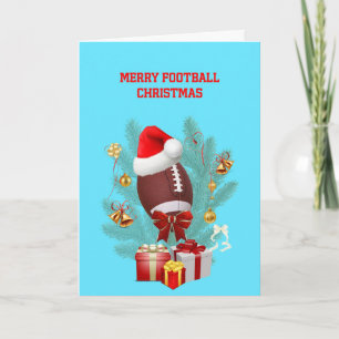 Cartão De Festividades Feliz Natal Futebol