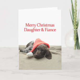 Cartão De Festividades Feliz Natal Glossy Grizzly