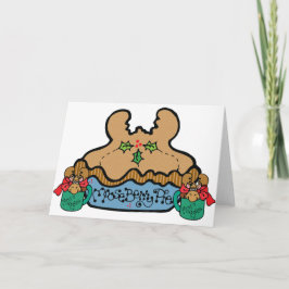 Cartão De Festividades Feliz Natal Humor Moose