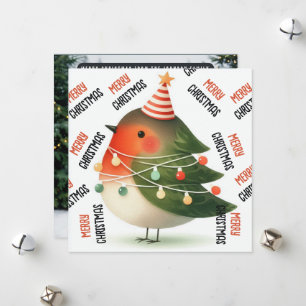 Cartão De Festividades Feliz Natal Lâmpadas Festivas