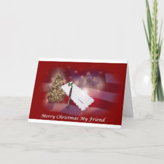Cartão De Festividades Feliz Natal Meu Amigo