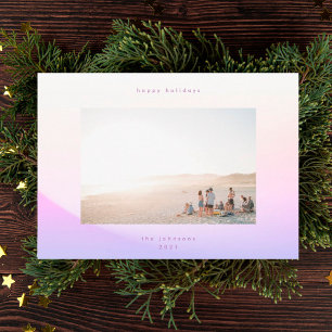 Cartão De Festividades Feliz Natal moderno de minimalismo suave