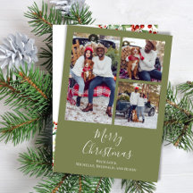 Feliz Natal Multi Foto Botânica Holly