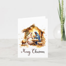 Cartão De Festividades Feliz Natal Natividade