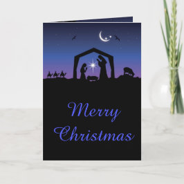 Cartão De Festividades Feliz Natal Natividade de Jesus