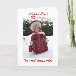 Cartão De Festividades Feliz Natal, neta