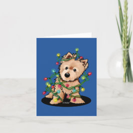 Cartão De Festividades Feliz Natal Norwich Terrier