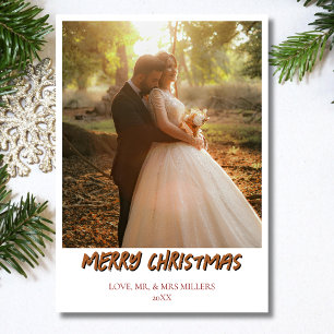 Cartão De Festividades Feliz Natal Novo Foto Gingerbird Brown