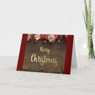CARTÃO DE FESTIVIDADES *FELIZ NATAL & O MELHOR ANO NOVO DE TODOS*
