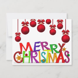 Cartão De Festividades Feliz Natal Palavras de Saudação