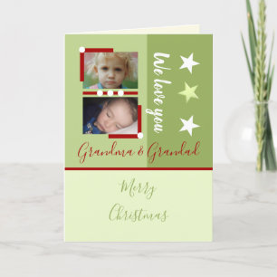 Cartão De Festividades Feliz Natal para a vovó e vovô