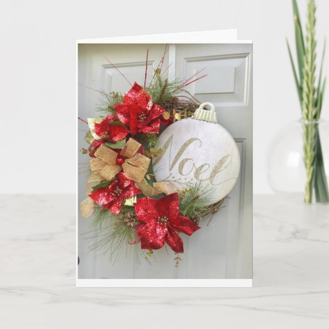 CARTÃO DE FESTIVIDADES FELIZ NATAL PARA "FAMÍLIA E AMIGOS" (Frente)