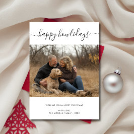 Cartão De Festividades Feliz Natal para o Cachorro Feliz