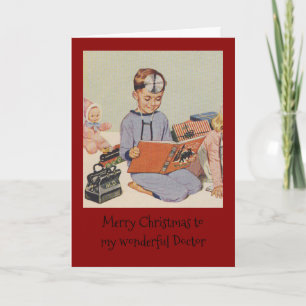 Cartão De Festividades Feliz Natal para o meu maravilhoso Doutor