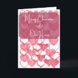 Cartão De Festividades Feliz Natal Para O Que Eu Amo<br><div class="desc">Um cartão de Natal festivo e romântico para aquele que você vive.</div>