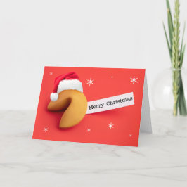 Cartão De Festividades Feliz Natal Para Qualquer Biscoito da Sorte no Pap