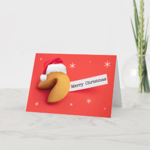 Cartão De Festividades Feliz Natal Para Qualquer Biscoito da Sorte no Pap