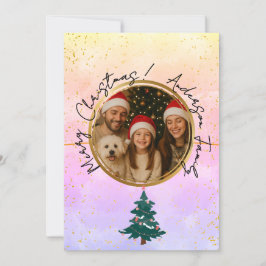 Cartão De Festividades Feliz Natal Personalizado
