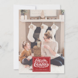 Cartão De Festividades Feliz Natal Personalizado Foto Deer Idyll