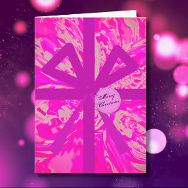 Cartão De Festividades Feliz Natal Personalizado Moderno Vintage Chic