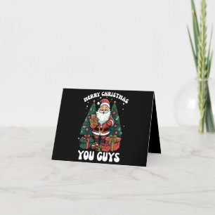 Cartão De Festividades Feliz Natal Pessoal Papai Noel